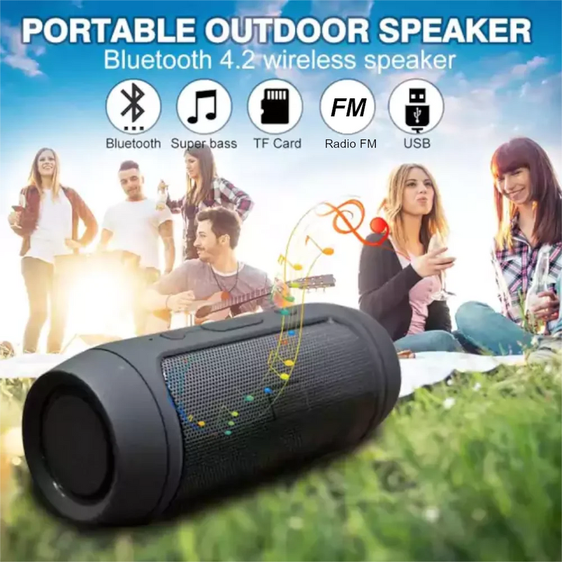 Caixa De Som Portátil Bluetooth AL007 - 50% OFF